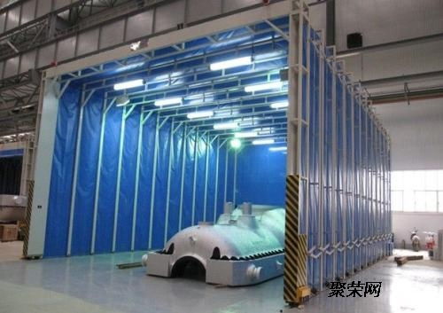 噴漆專用伸縮移動噴漆房 山東新邁環(huán)保設(shè)備生產(chǎn)廠